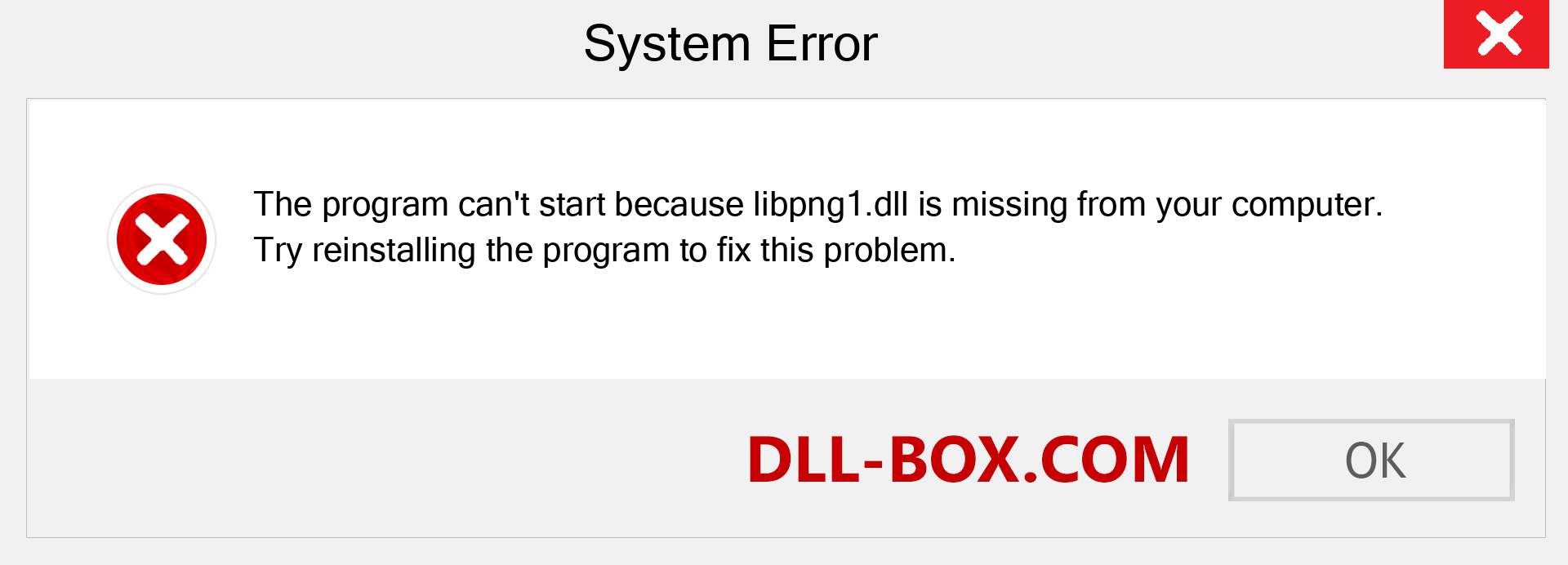  libpng1.dll file is missing?. Download for Windows 7, 8, 10 - Fix  libpng1 dll Missing Error on Windows, photos, images
